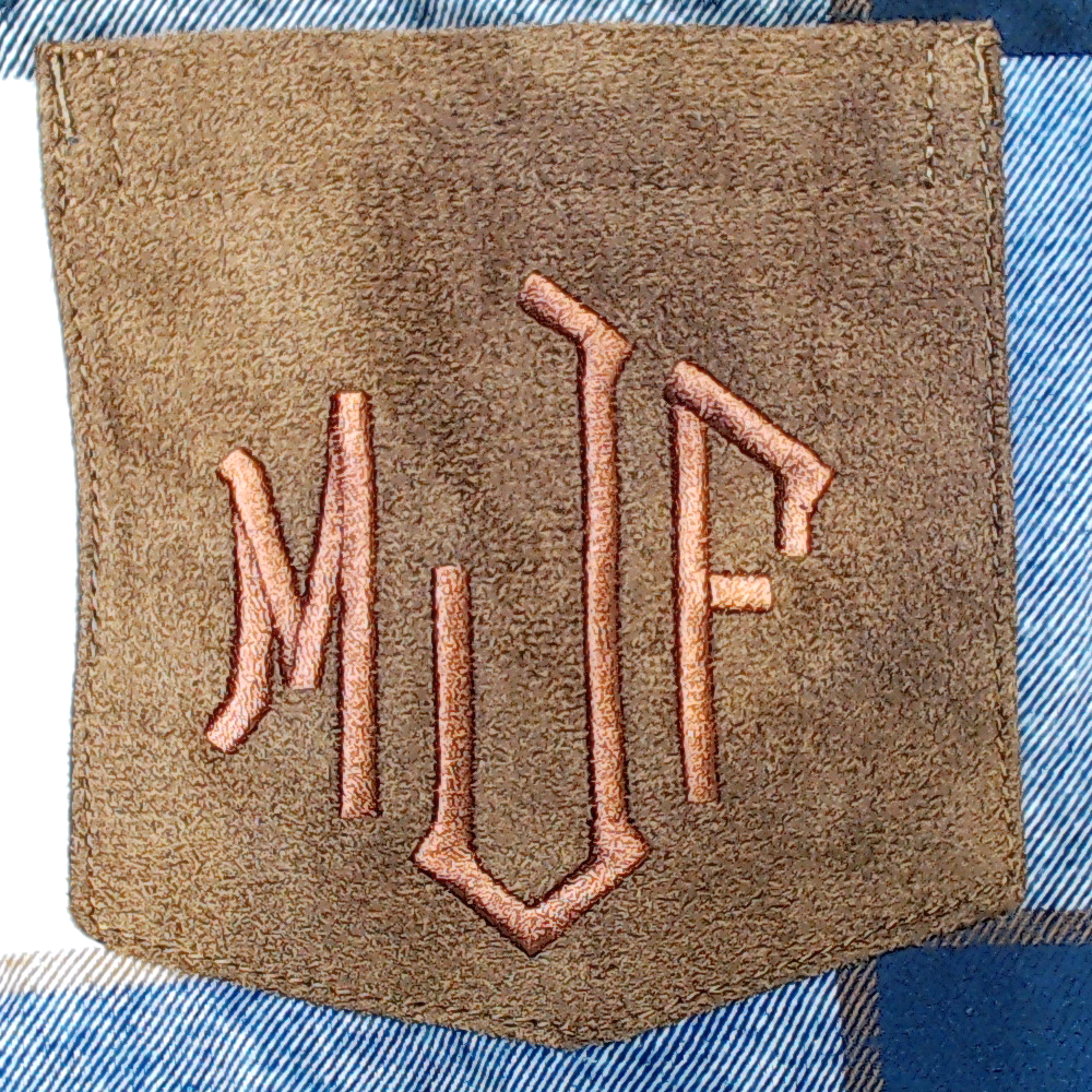 BLOOPER CLOTHING: Monogrammed Shirt Jacket