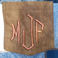 BLOOPER CLOTHING: Monogrammed Shirt Jacket