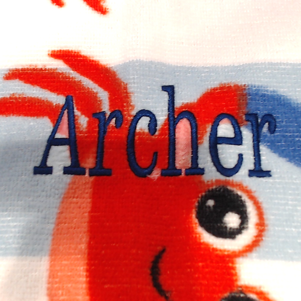 BLOOPER KIDS: Monogrammed Kids Beach Towel