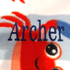 BLOOPER KIDS: Monogrammed Kids Beach Towel