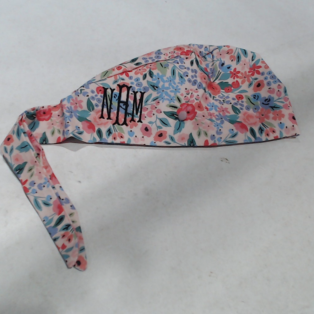 BLOOPER ACCESSORY: Monogrammed Scrub Cap