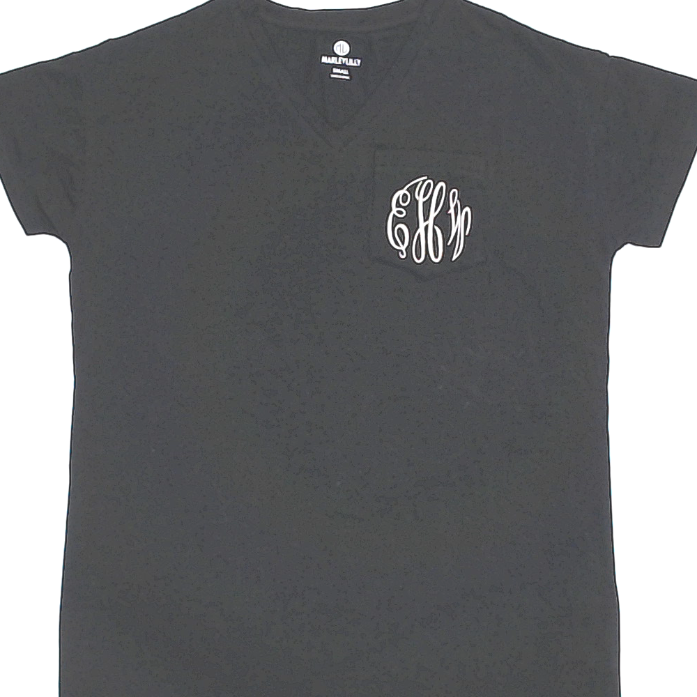 BLOOPER CLOTHING: Monogrammed T-Shirt Dress
