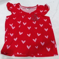 BLOOPER CLOTHING: Monogrammed Ruffle Pajama Top