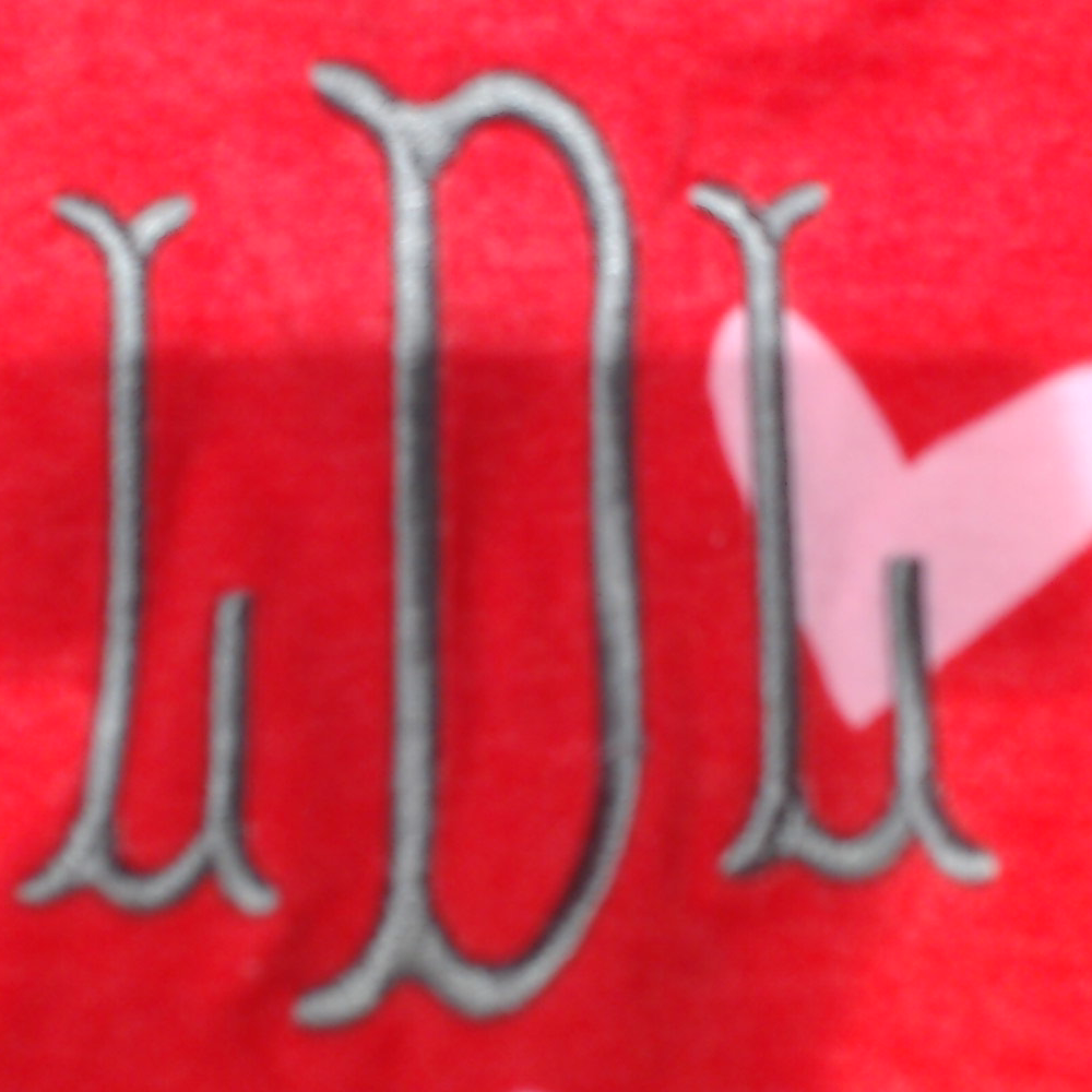 BLOOPER CLOTHING: Monogrammed Ruffle Pajama Top
