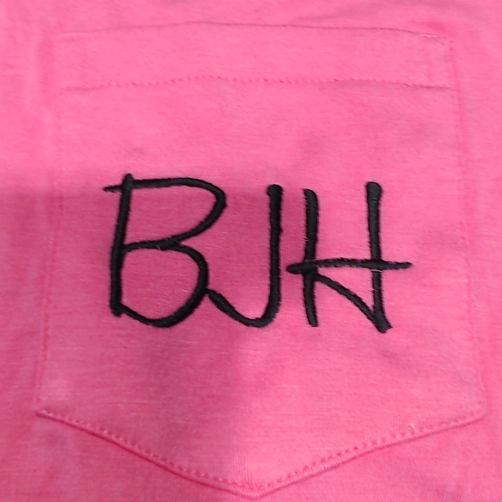 BLOOPER CLOTHING: Monogrammed Sequin Teacher Tee
