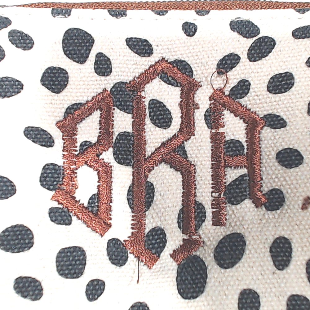 BLOOPER BAG: Monogrammed Keychain Wallet