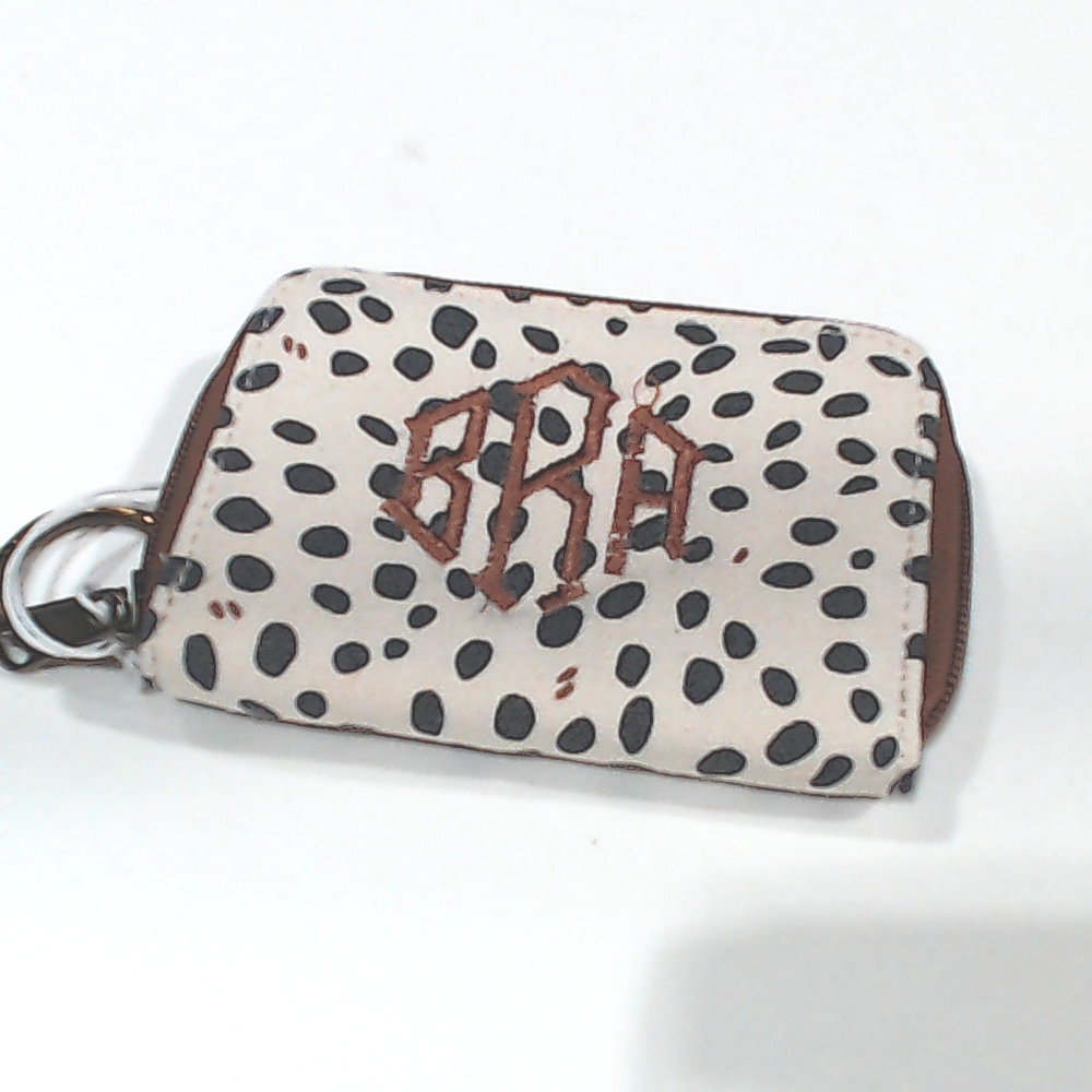 BLOOPER BAG: Monogrammed Keychain Wallet