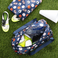 sports balls kids activity bag inside shot