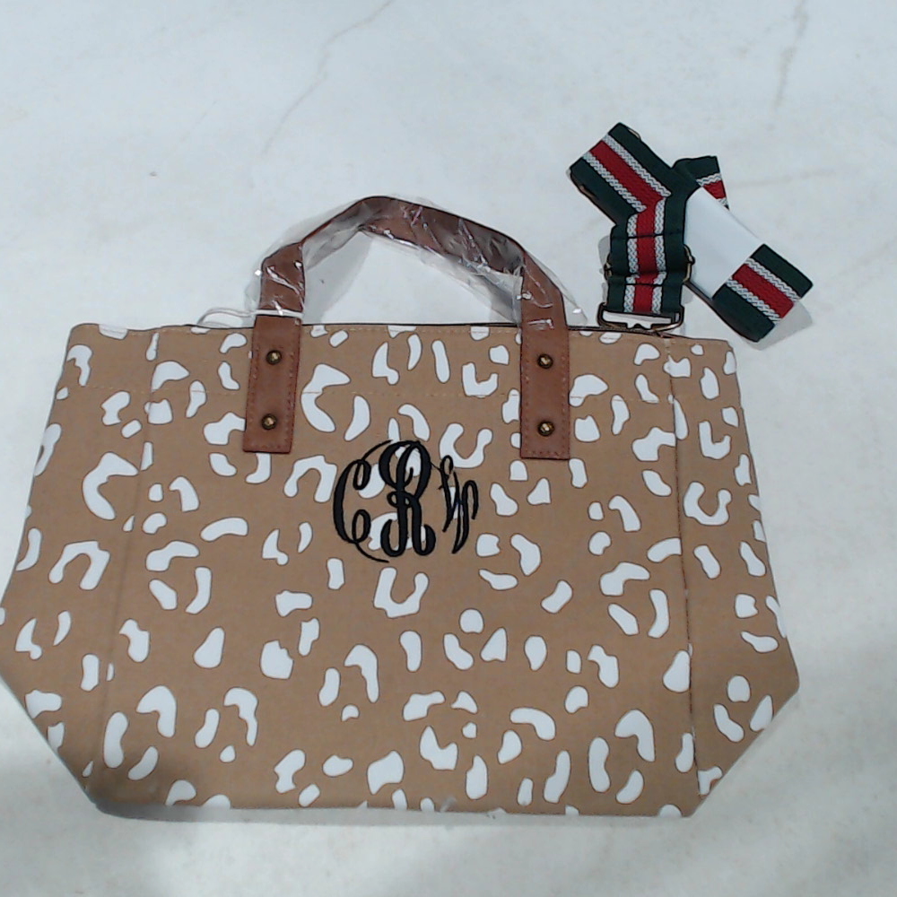 BLOOPER BAG: Monogrammed Crossbody Purse