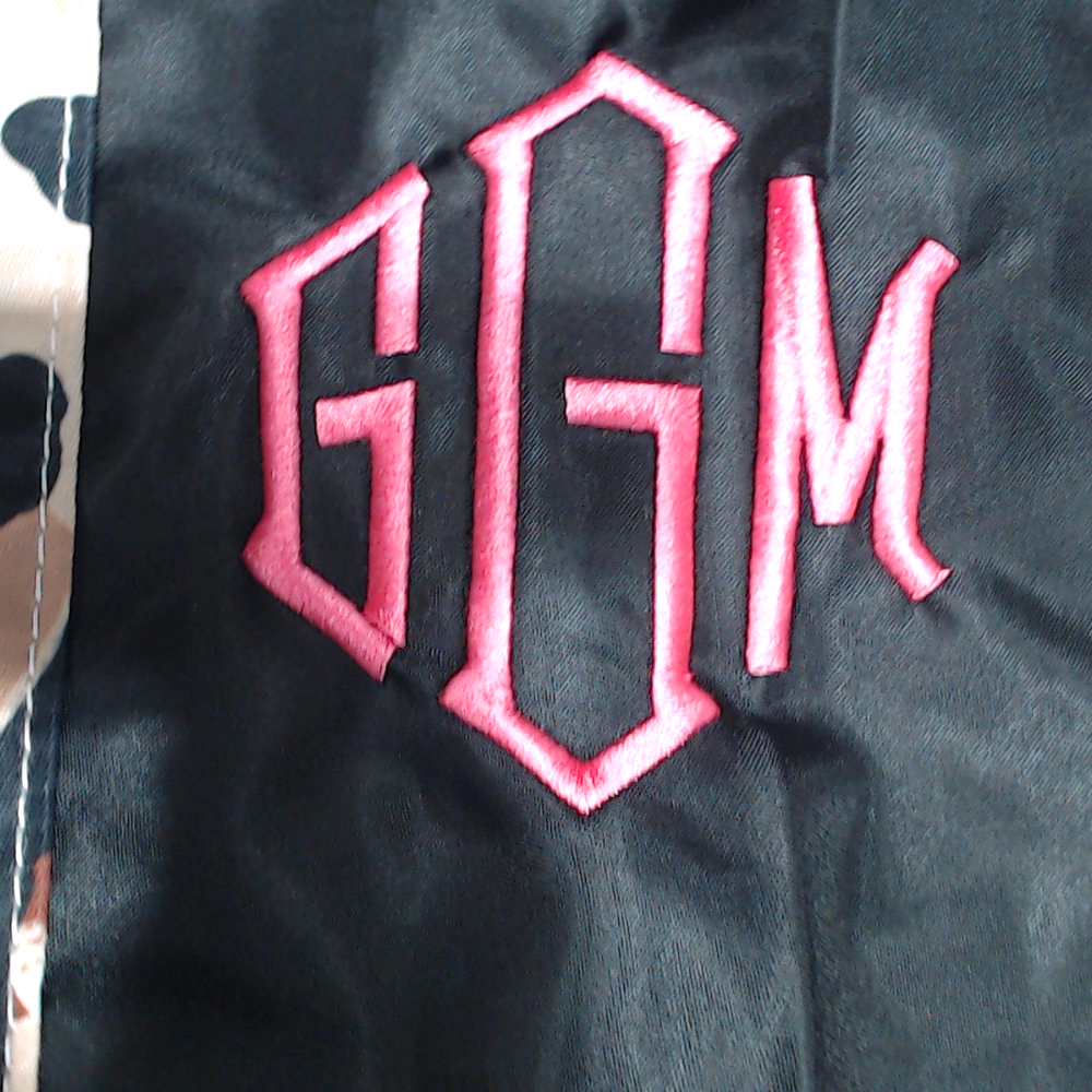 BLOOPER BAG: Monogrammed Packable Garment Bag