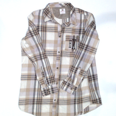 BLOOPER CLOTHING: Monogrammed Plaid Layering Tunic