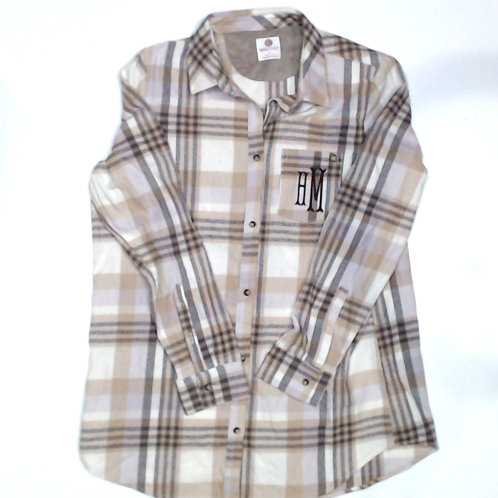 BLOOPER CLOTHING: Monogrammed Plaid Layering Tunic
