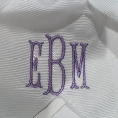 BLOOPER KIDS: Monogrammed Girls Hair Bow