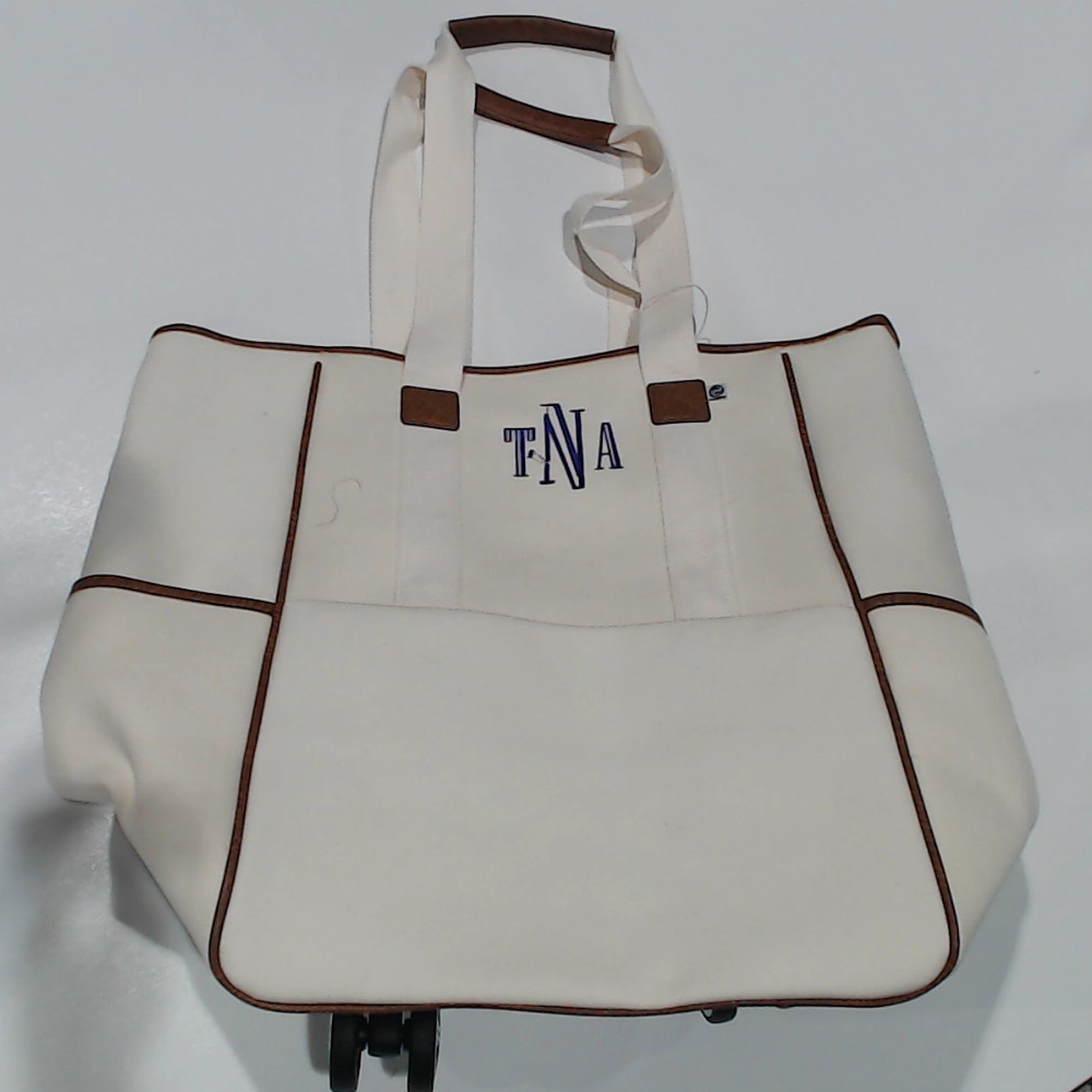 BLOOPER BAG: Monogrammed Rolling Tote