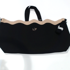 BLOOPER BAG: Monogrammed Wavy Top Weekender