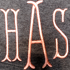 BLOOPER CLOTHING: Monogrammed Long Sleeve Shirt