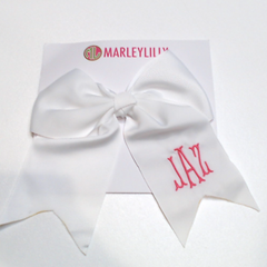 BLOOPER KIDS: Monogrammed Girls Hair Bow