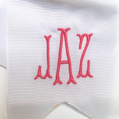 BLOOPER KIDS: Monogrammed Girls Hair Bow