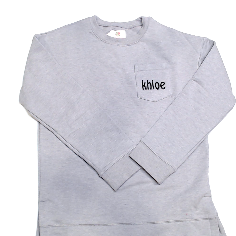 BLOOPER KIDS: Monogrammed Kids Crewneck Sweatshirt
