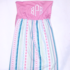 BLOOPER SWIM: Monogrammed Beach Cover Up