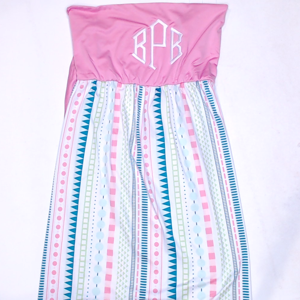 BLOOPER SWIM: Monogrammed Beach Cover Up