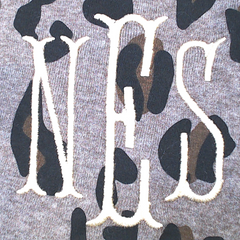 BLOOPER CLOTHING: Monogrammed Cowl Neck Poncho