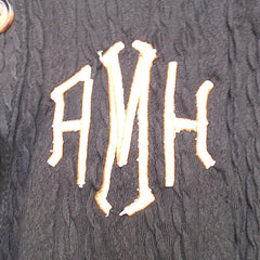 BLOOPER CLOTHING: Monogrammed Cable Knit Pullover