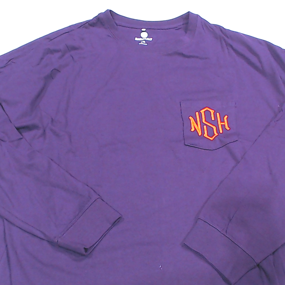 BLOOPER CLOTHING: Monogrammed Long Sleeve Shirt