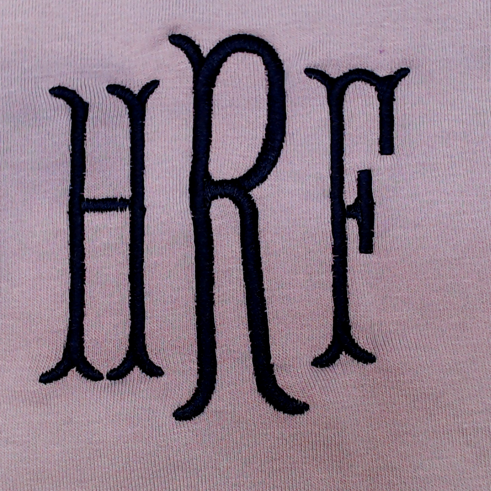 BLOOPER CLOTHING: Monogrammed Quarter Zip Sweatshirt