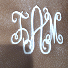 BLOOPER BAG: Monogrammed Sling Bag