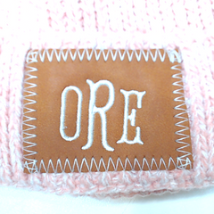 BLOOPER KIDS: Monogrammed Kids Pom Pom Beanie