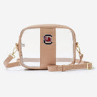 South Carolina Gamecocks Clear Stadium Crossbody Bag | Tan