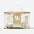 Chi Omega Clear Train Case | Monogrammed Sorority Cosmetic Bag