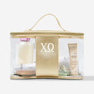 Chi Omega Clear Train Case | Clear