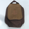 BLOOPER BAG: Personalized Waxed Canvas Hanging Toiletry Bag
