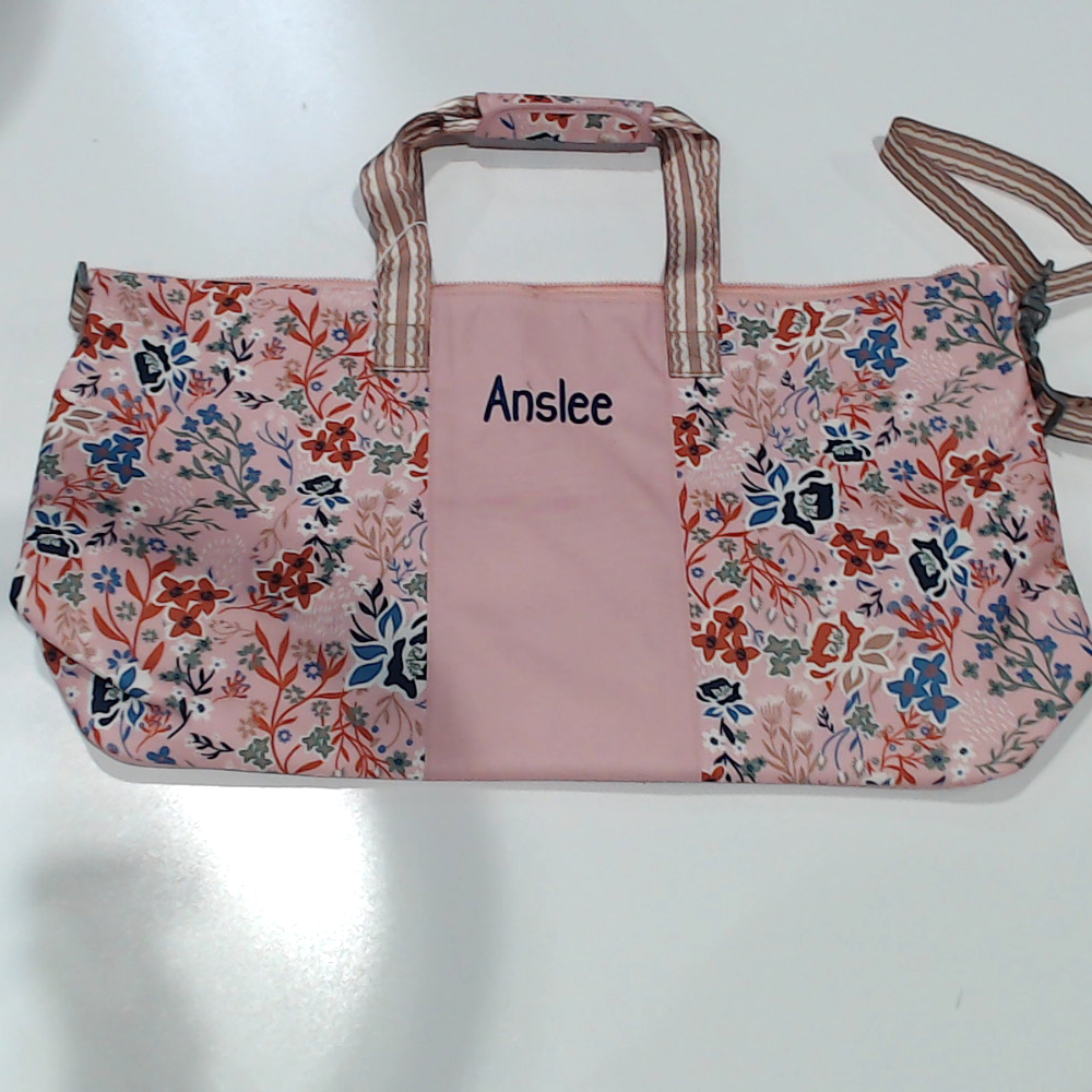 BLOOPER BAG: Monogrammed Weekend Bag