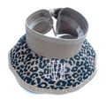 BLOOPER ACCESSORY: Monogrammed Packable Straw Visor