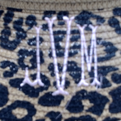 BLOOPER ACCESSORY: Monogrammed Packable Straw Visor
