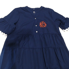 BLOOPER CLOTHING: Monogrammed Ric Rac Dress