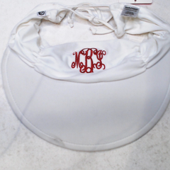 BLOOPER SWIM: Monogrammed Swim Visor