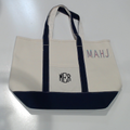 BLOOPER BAG: Monogrammed Mahjong Large Canvas Tote