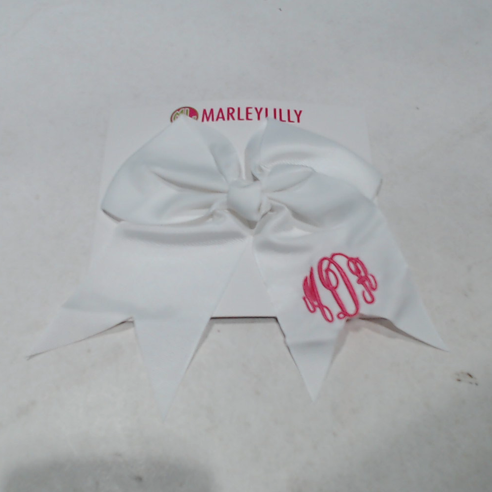 BLOOPER KIDS: Monogrammed Girls Hair Bow