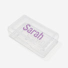 Monogrammed Pencil Box | Clear