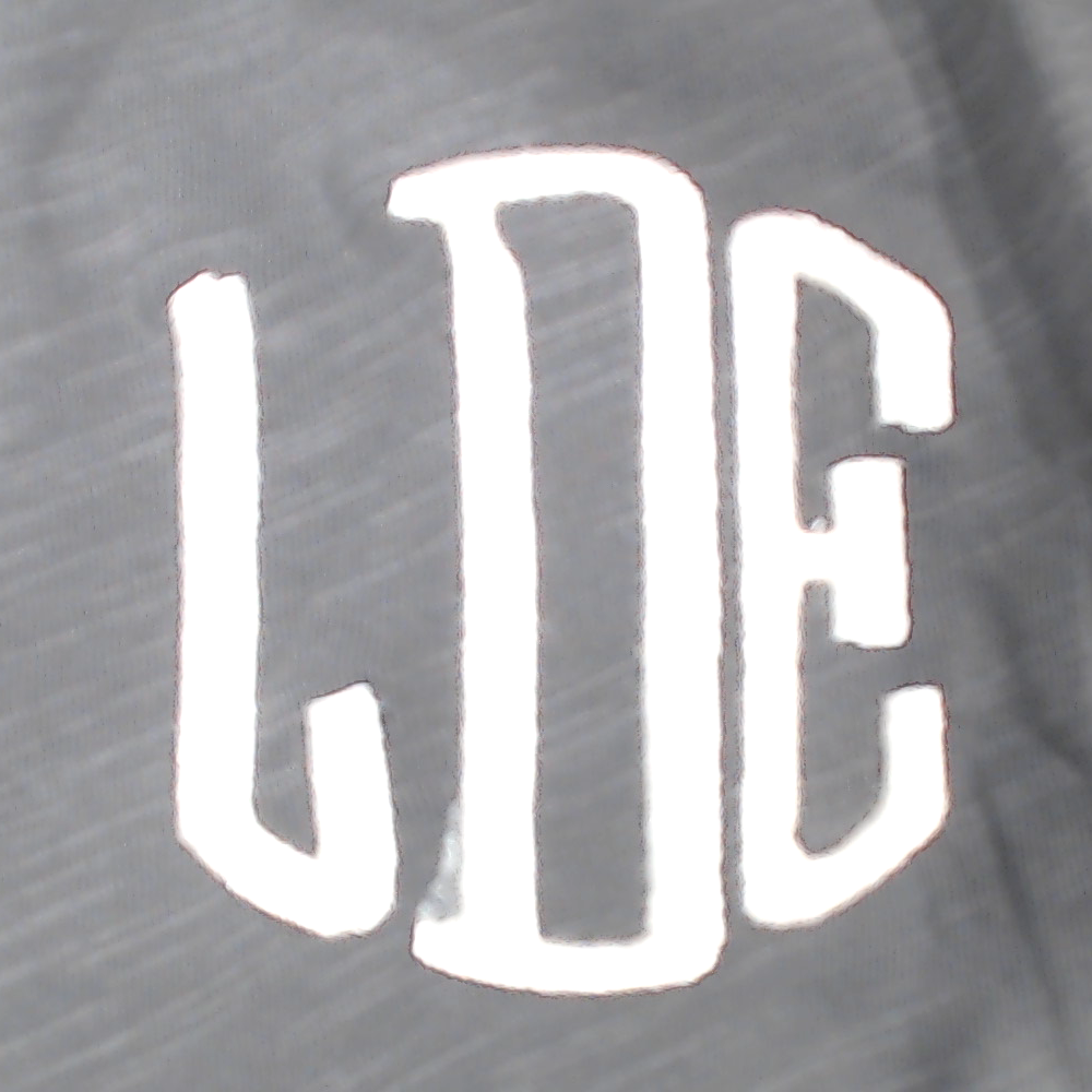 BLOOPER CLOTHING: Monogrammed Henley