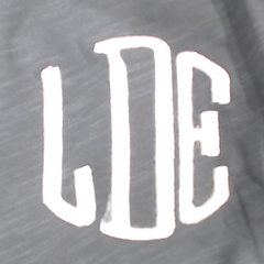 BLOOPER CLOTHING: Monogrammed Henley