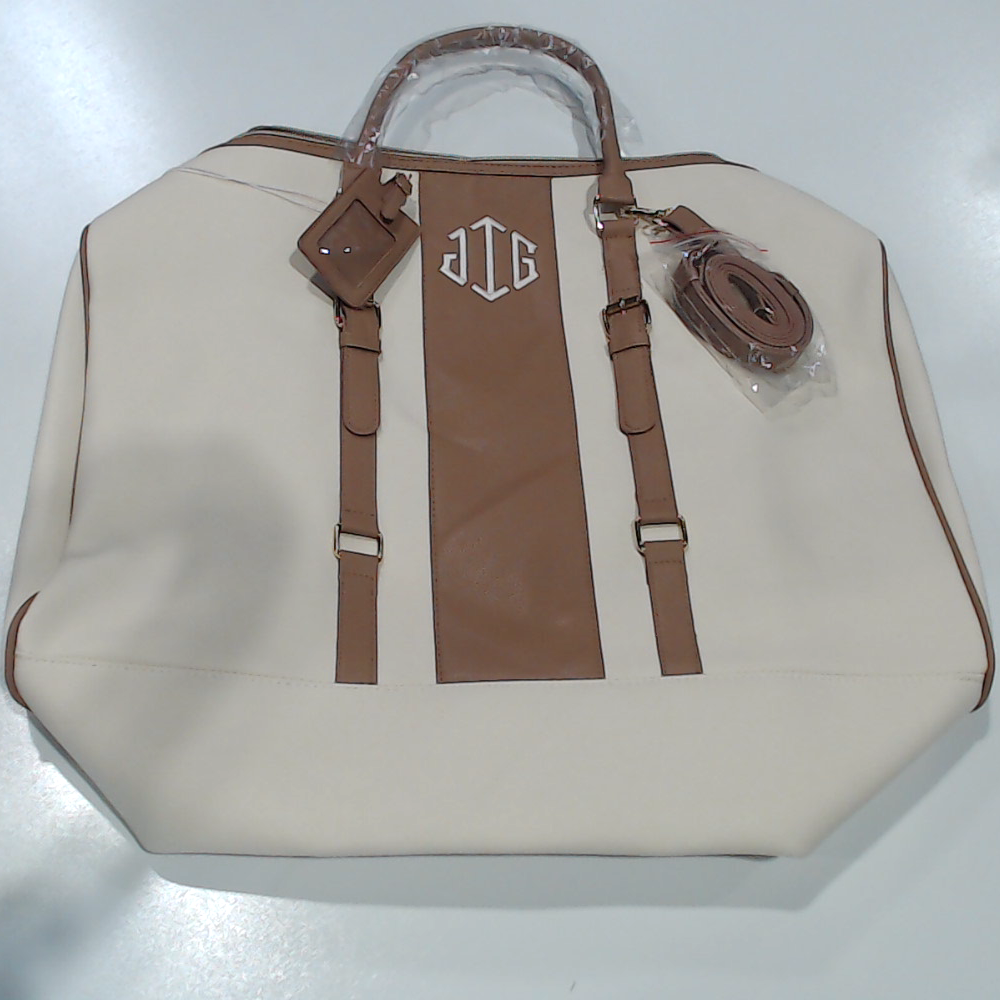 BLOOPER BAG: Monogrammed Weekender Bag