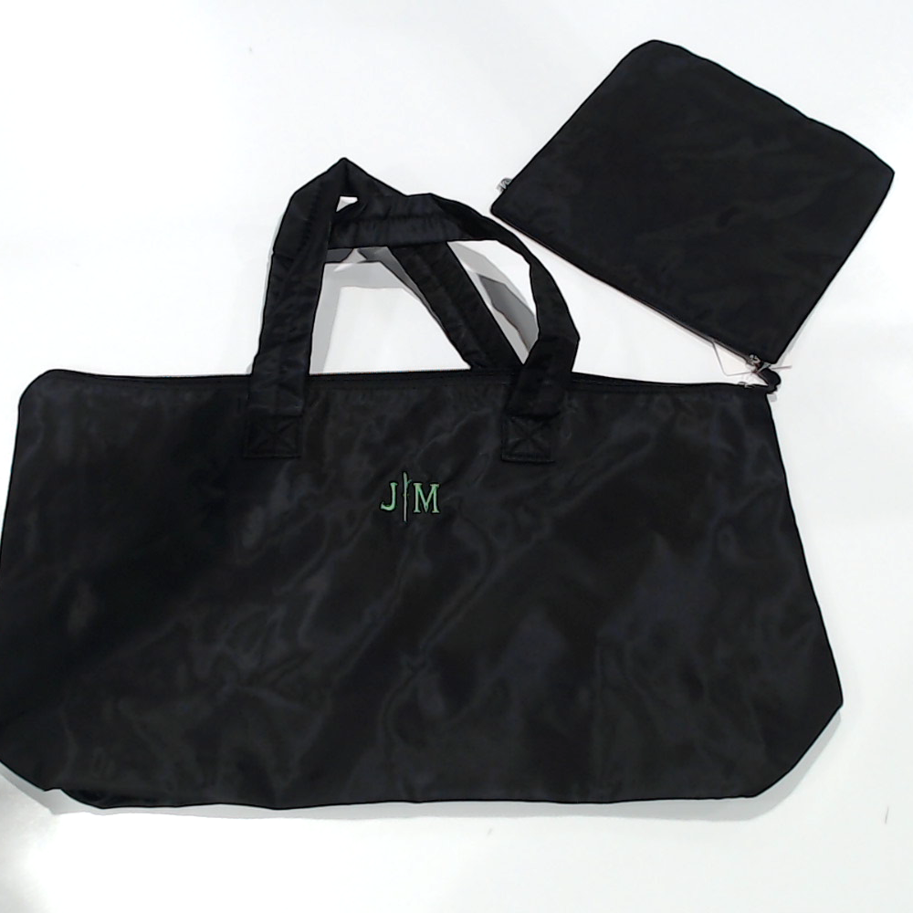 BLOOPER BAG: Monogrammed Packable Weekend Duffel Bag
