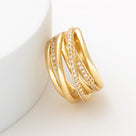 Chunky Layered Ring | Gold
