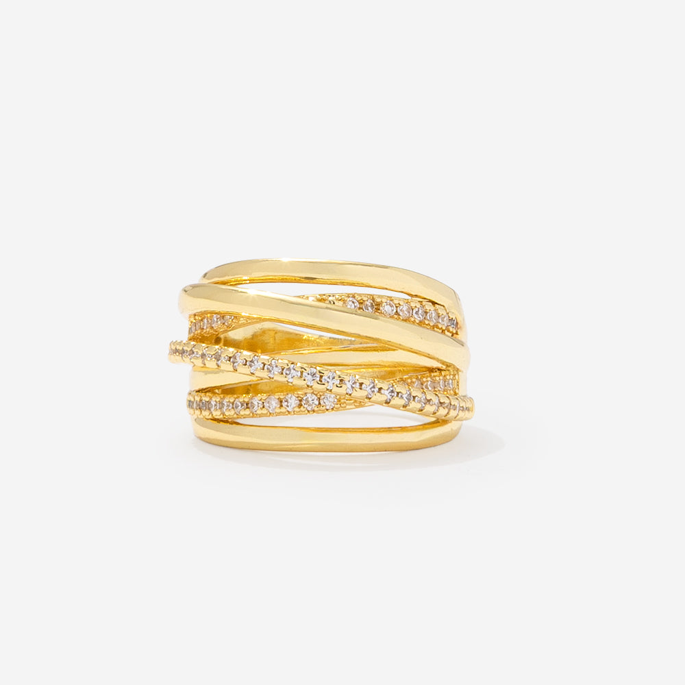 Chunky layered ring