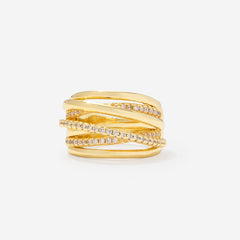 Chunky layered ring